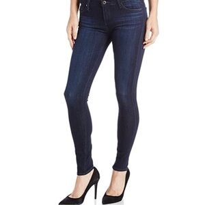 AG The Legging Super Skinny Dark Wash Denim Size 27